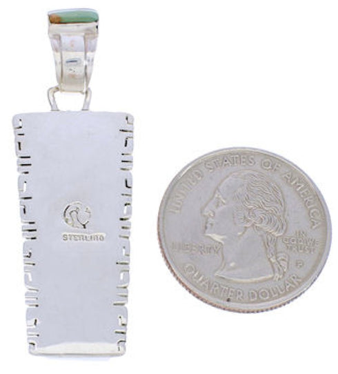 Silver Southwest Multicolor Inlay Pendant FX30920